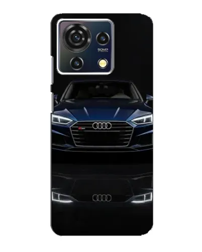 Чехол для ZTE Blade V50 Vita с картинкой «Audi — ночное отражение»