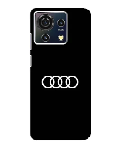 Чехол для ZTE Blade V50 Vita с картинкой «Audi White Logo»