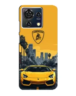 Чехол для ZTE Blade V50 Vita с картинкой «Желтый Lamborghini город» Чехол для ZTE Blade V50 Vita с картинкой «Желтый Lamborghini город»