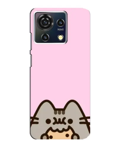 Чехол для ZTE Blade V50 Vita с картинкой «Pusheen и печенье» Чехол для ZTE Blade V50 Vita с картинкой «Pusheen и печенье»