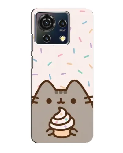Чехол для ZTE Blade V50 Vita с картинкой «Пушин с кексом» Чехол для ZTE Blade V50 Vita с картинкой «Пушин с кексом»