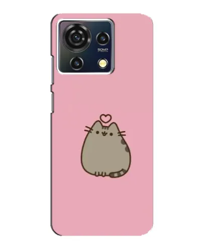 Чехол для ZTE Blade V50 Vita с картинкой «Pusheen сердце» Чехол для ZTE Blade V50 Vita с картинкой «Pusheen сердце»