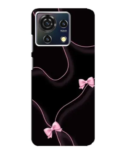 Чехол для ZTE Blade V50 Vita с картинкой «Розовые ленты»