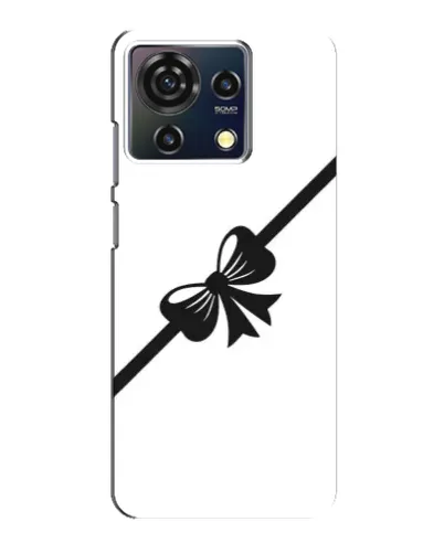 Чехол для ZTE Blade V50 Vita с картинкой «Диагональный бант»