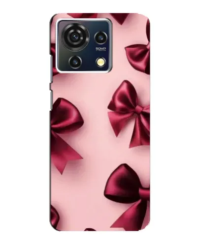 Чехол для ZTE Blade V50 Vita с картинкой «Бордовый атлас»