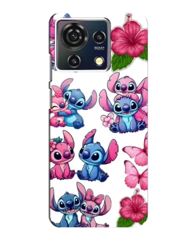 Чехол для ZTE Blade V50 Vita с картинкой «Стикеры Stitch и Angel» Чехол для ZTE Blade V50 Vita с картинкой «Стикеры Stitch и Angel»