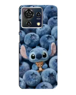 Чехол для ZTE Blade V50 Vita с картинкой «Стич и голубика» Чехол для ZTE Blade V50 Vita с картинкой «Стич и голубика»