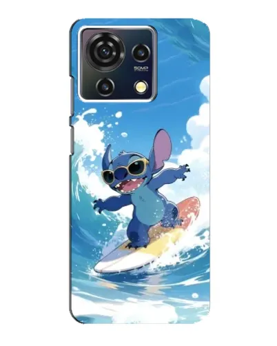 Чехол для ZTE Blade V50 Vita с картинкой «Стич на волне» Чехол для ZTE Blade V50 Vita с картинкой «Стич на волне»