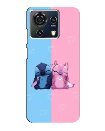 Чехол для ZTE Blade V50 Vita с картинкой «Stitch и Angel Love» Чехол для ZTE Blade V50 Vita с картинкой «Stitch и Angel Love»