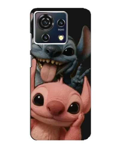 Чехол для ZTE Blade V50 Vita с картинкой «Стич и Ангел» Чехол для ZTE Blade V50 Vita с картинкой «Стич и Ангел»