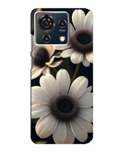 Чехол для ZTE Blade V50 Vita с картинкой «Белые маргаритки макро»