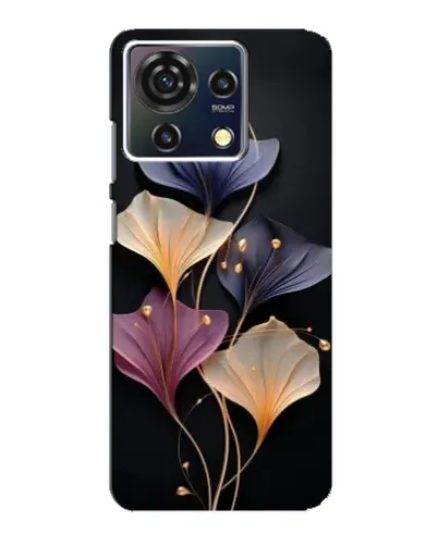Чехол для ZTE Blade V50 Vita с картинкой «Лиловые цветы грации»