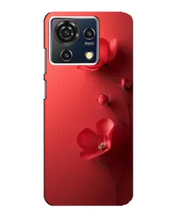 Чехол для ZTE Blade V50 Vita с картинкой «Маковые соцветия»