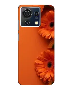 Чехол для ZTE Blade V50 Vita с картинкой «Оранжевые герберы»
