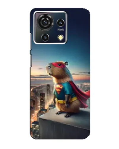 Чехол для ZTE Blade V50 Vita с картинкой «Капи-мен супергерой» Чехол для ZTE Blade V50 Vita с картинкой «Капи-мен супергерой»