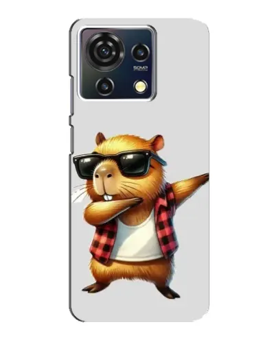 Чехол для ZTE Blade V50 Vita с картинкой «Капибара рэпер даб» Чехол для ZTE Blade V50 Vita с картинкой «Капибара рэпер даб»
