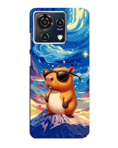 Чехол для ZTE Blade V50 Vita с картинкой «Капибара Ван Гога» Чехол для ZTE Blade V50 Vita с картинкой «Капибара Ван Гога»