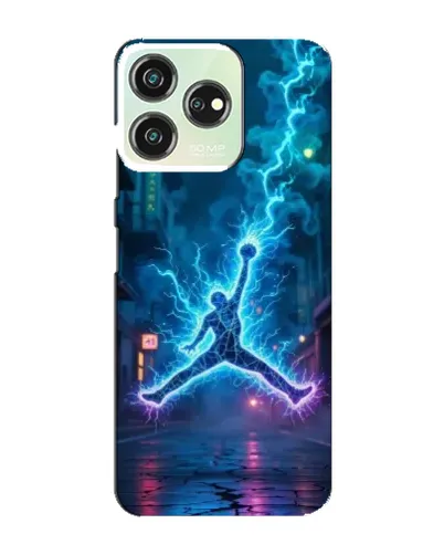 Чехол для ZTE Blade V50 с картинкой «Jordan Gold Jumpman»