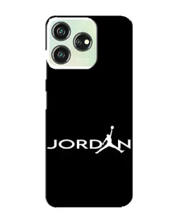 Чохол для ZTE Blade V50 з картинкою «Jordan White Logo»