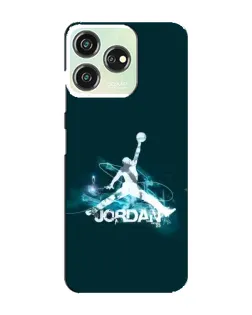 Чохол для ZTE Blade V50 з картинкою «Jordan Blue Fire»