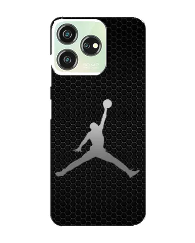 Чехол для ZTE Blade V50 с картинкой «Jordan Dark Carbon»
