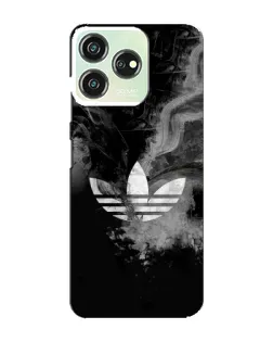 Чехол для ZTE Blade V50 с картинкой «Абстрактный дым Adidas»