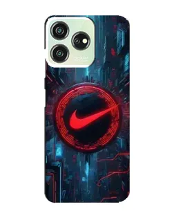 Чехол для ZTE Blade V50 с картинкой «Техногенный стиль Nike»