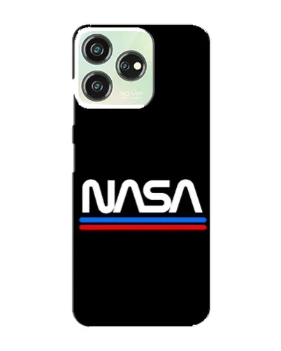 Чехол для ZTE Blade V50 с картинкой «NASA — классика Red Blue»