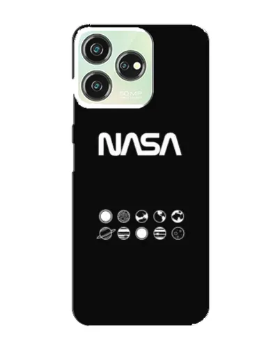 Чехол для ZTE Blade V50 с картинкой «NASA — технический принт»