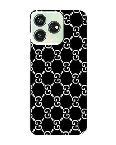 Чехол для ZTE Blade V50 с картинкой «Gucci — сетчатый паттерн»