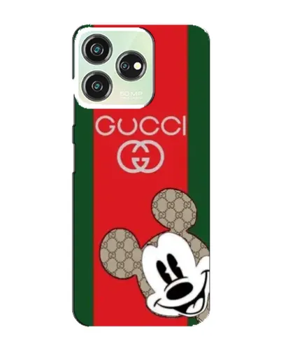 Чехол для ZTE Blade V50 с картинкой «Gucci — полосы и Микки»