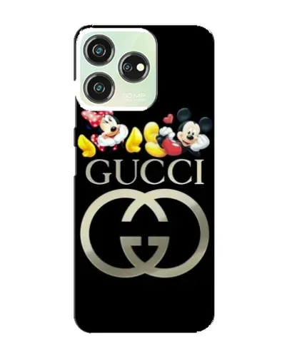 Чехол для ZTE Blade V50 с картинкой «Gucci — герои Disney»