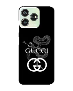 Чохол для ZTE Blade V50 з картинкою «Gucci — срібна змія»