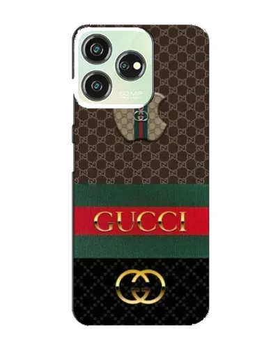 Чехол для ZTE Blade V50 с картинкой «Gucci — брендированный десерт»