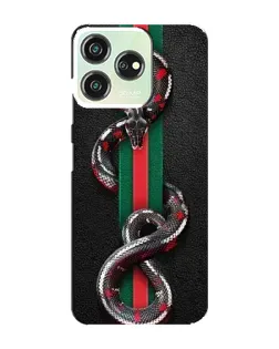 Чохол для ZTE Blade V50 з картинкою «Gucci — змія на смузі»