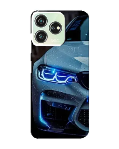 Чехол для ZTE Blade V50 с картинкой «Взгляд BMW с синими фарами»