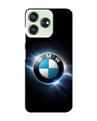 Чехол для ZTE Blade V50 с картинкой «BMW — неоновое сияние»