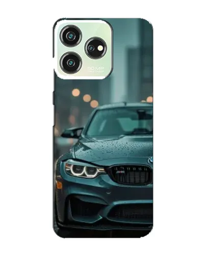 Чехол для ZTE Blade V50 с картинкой «BMW в огнях города»