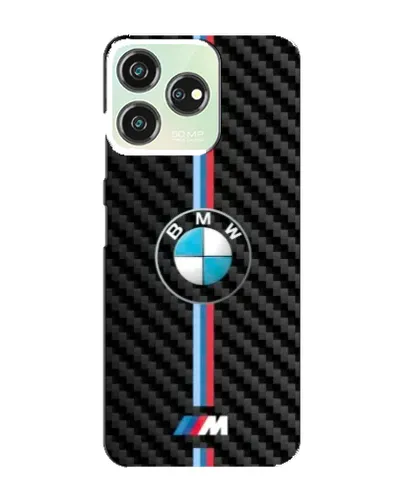 Чехол для ZTE Blade V50 с картинкой «Эмблема BMW и карбон»
