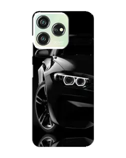 Чохол для ZTE Blade V50 з картинкою «Чорна BMW — профіль»
