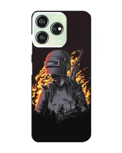 Чехол для ZTE Blade V50 с картинкой «PUBG — огненный силуэт» Чехол для ZTE Blade V50 с картинкой «PUBG — огненный силуэт»