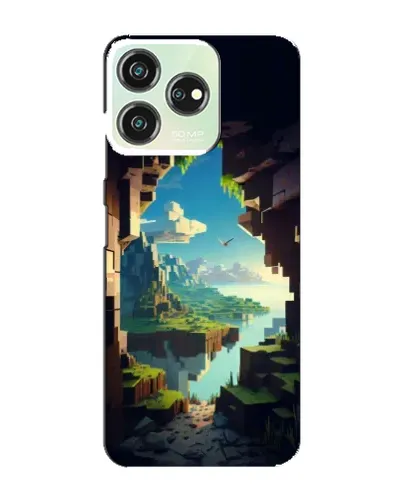 Чехол для ZTE Blade V50 с картинкой «Вид из пещеры»