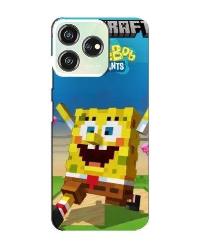 Чехол для ZTE Blade V50 с картинкой «Губка Боб Minecraft» Чехол для ZTE Blade V50 с картинкой «Губка Боб Minecraft»
