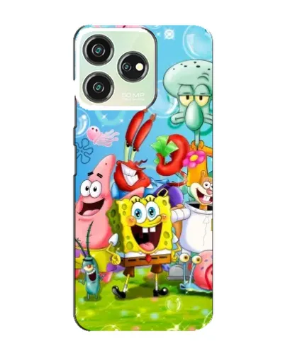 Чехол для ZTE Blade V50 с картинкой «Губка Боб и друзья» Чехол для ZTE Blade V50 с картинкой «Губка Боб и друзья»