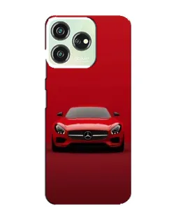 Чехол для ZTE Blade V50 с картинкой «Красный Mercedes AMG»
