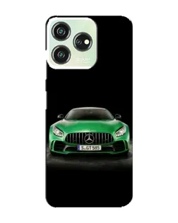 Чехол для ZTE Blade V50 с картинкой «Mercedes — неоновый лого»