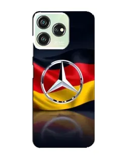 Чехол для ZTE Blade V50 с картинкой «Mercedes — флаг Германии»