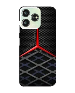 Чехол для ZTE Blade V50 с картинкой «Mercedes Carbon Grid»