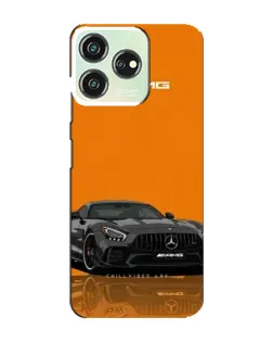 Чехол для ZTE Blade V50 с картинкой «Оранжевый Mercedes AMG»