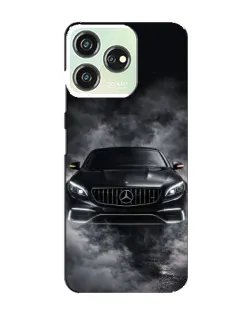 Чехол для ZTE Blade V50 с картинкой «Mercedes в дыму»